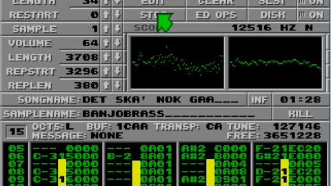 Amiga and Atari ST Protracker Music Mods - Det Ska Nok Gaa