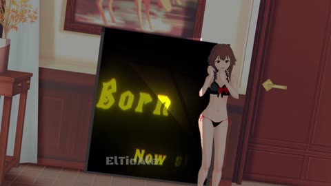 Megumin Bikini Konosuba Bling Bang Bang Born ElTioAle #mmd #konosuba #Megumin