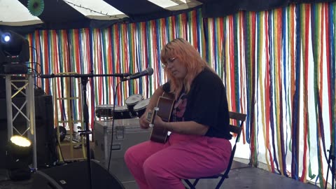 Tavistock Devon first Gay LGBTQIA+ Pride 2022. Elani Avangelou Entertainer