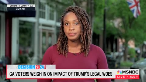 Georgia Voters Tell MSNBC Trump's Legal Issues Make Them 'Support Him More'