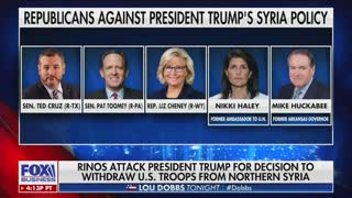 Lou Dobbs slams RINOs who are criticizing Trump's Syria decision