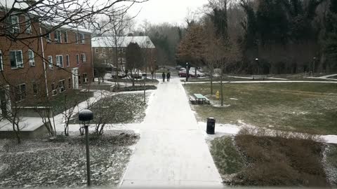 Loyola Snow Time Lapse Jan 22-23 2016