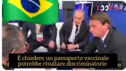 Bolsonaro (Presidente del Brasile) incalza Tedros (direttore generale OMS) AL G20