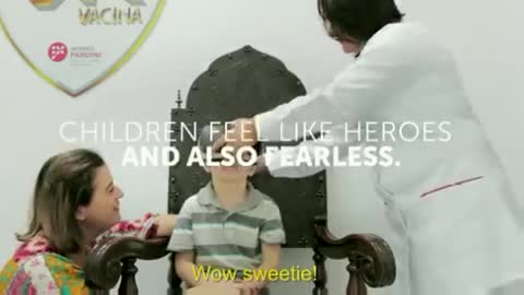 vaccination enfants - lunette 3D