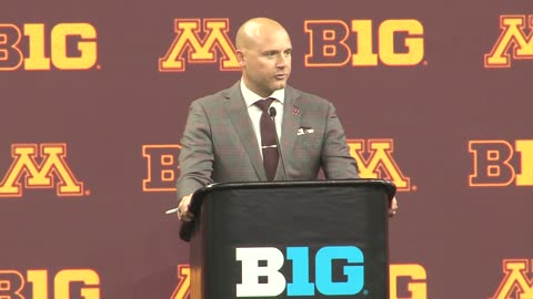 PJ Fleck Big Ten Football Media Day