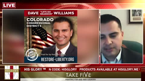 His Glory Presents: Take FiVe w/ Dave Williams Running for Colorado Congress District 5