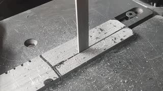 Cutting out a knife handle