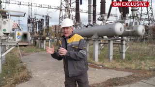 Extensive damage at Ukrainian power plant by Russian forces