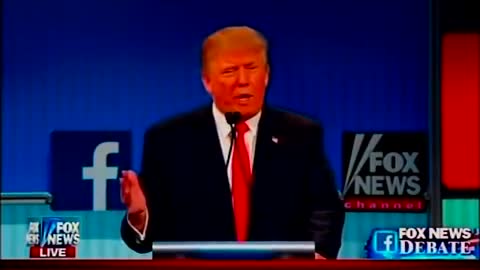 Donald Trump Destroys Chris Wallace and the Establishment in 30 seconds 1st GOP primary Debate