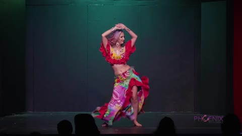 Candice of Phoenix Belly Dance Modern Drum Solo