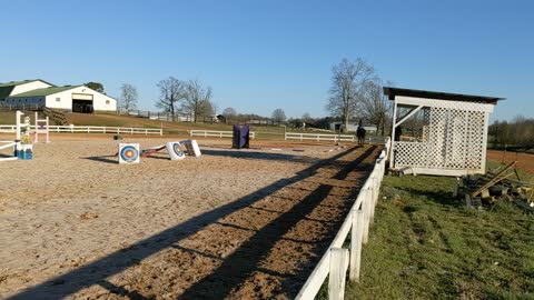 Cantering and Shooting with Shadow Fax