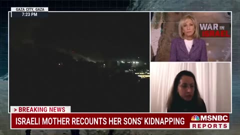 Israeli mom GOES OFF on MSNBC anchor after her kids were kidnapped by Hamas