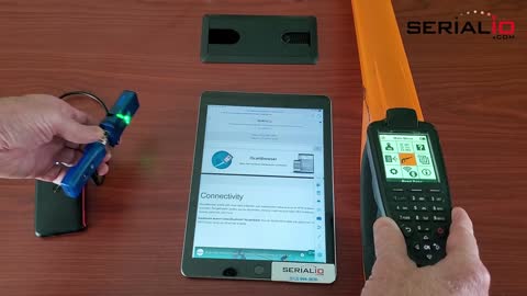 Auto-Connect Gallagher HR5 Livestock RFID Reader to iPad SPP-BLE Bridge