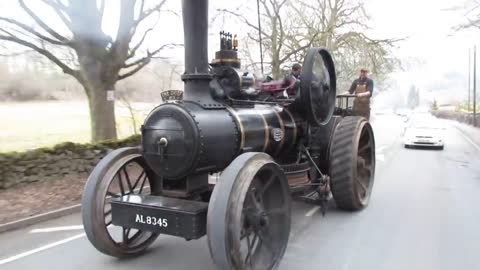 Overtaking with a steam engine.