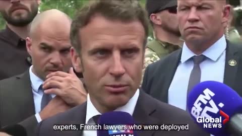 Russia-Ukraine conflict: France's Macron says war crimes committed in Irpin