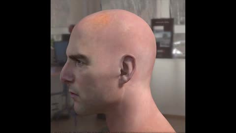 3d model of Tom Cruise head