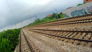 Soviet train surfing in Belgrade (Serbia)