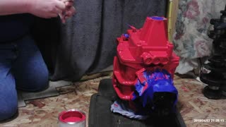 1990 chevy truck trans Painting part 2