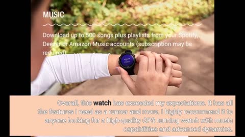 User Feedback: Garmin Forerunner 245 Music, GPS Running Smartwatch with Music and Advanced Dyna...