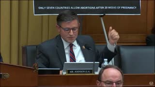 Rep. Mike Johnson to abortion supporter Aimee Arrambide: "At what point is it NOT ok to abort a child?"