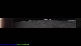 8K Video Quality Showing the Reflective material they build with on the Moon 8K Tests