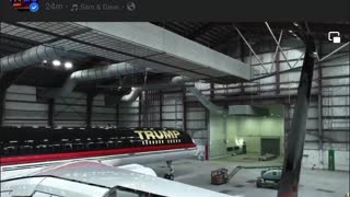 Dan Scavino posts Trump newly remodeled plane on FB
