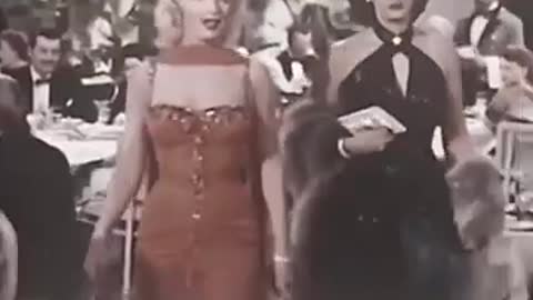 Marilyn Monroe And Jane Russell Iconic Moment