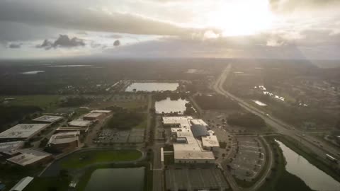 Drone Got Caught in A Rainstorm