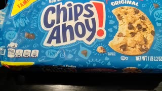 Eating Nabisco Family Size Chips Ahoy! Real Chocolate Chip Cookies, Dbn, MI, 4/7/24