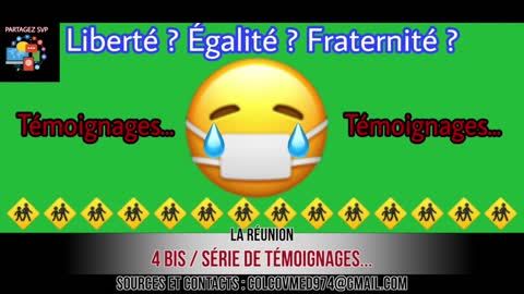 4EMES TÉMOIGNAGES post-vaccinaux La Réunion (août- septembre)