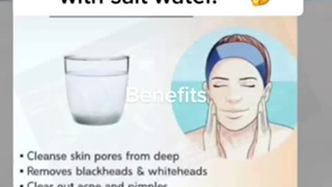 Washing Face with Salt