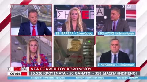 ΤΡΟΜΟΣ ΑΠΟ ΒΑΣΙΛΑΚΟΠΟΥΛΟ-ΑΝΕΒΑΙΝΕΙ Ο ΚΟΒΙΝΤ.