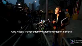 Trumps Attorney: Alina Habba exposes the corrupt New York Court system.