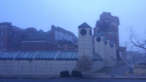 MAYFIELD KY TORNADO DESTROYED ILLUMINATI PYRAMID!