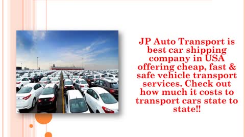 Best Car Shipping Company USA | Car Delivery | JP Auto Transport