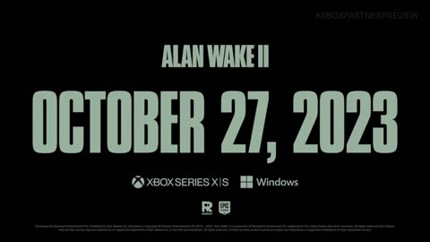 Alan Wake 2 - Official Launch Trailer _ Xbox Partner Preview