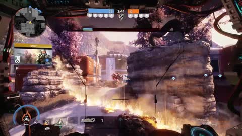 MAGA Titanfall 2 Exoplanet Map Titan Brawl Win Spectacular Aerial Victory Kill Shootdown!