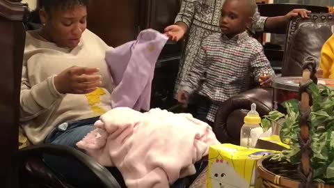 Baby Gives Cousin an Unexpected Present