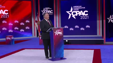 Former Secretary of State Mike Pompeo Slams Biden Administration CPAC Speech 2021