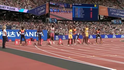 The 100 Meter Dash JUST GOT EVEN CRAZIER __ Kishane Thompson VS. Noah Lyles - 2024 Paris Olympics