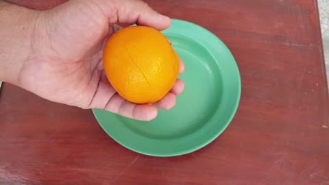 How to peel an Orange Fast & easy way