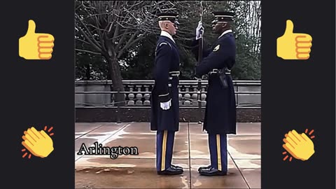 Guards at the Tomb of the Unknown Soldier😎👍