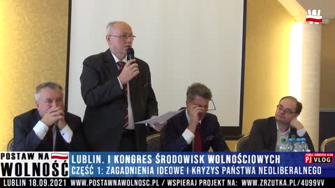 Cz.1. A.Wielomski, M.Piotrowski, R.Zajączkowski "Zagadnienia ideowe i kryzys państwa neoliberalnego"