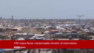 United Nations says Gaza faces 'catastrophic levels of starvation' / BBC News