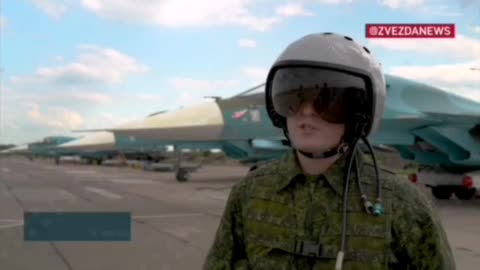 Ukraine War - The combat work of the crews of Su-34 fighter-bombers