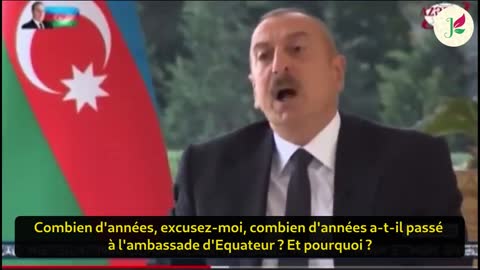 Le président de l'Azerbaïdjan mouche une journaliste