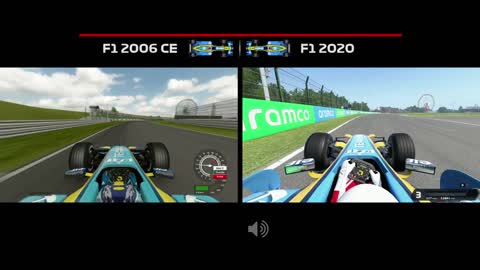 Renault R26 - F1 2006 vs F1 2020 | Japan