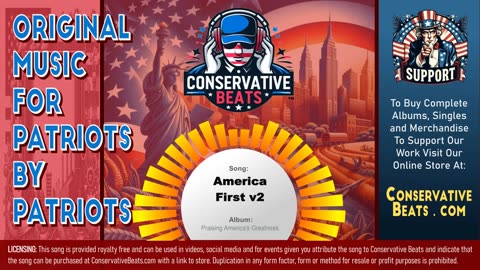 Conservative Beats - Album: Praising America's Greatness - Single: America First ( Version 2 )
