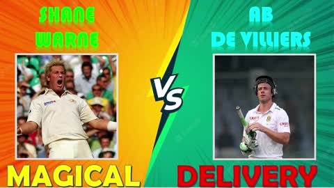 Shane Warne v/s AB DE VILLIERS - Magical Delivery - #shanewarne #abdevilliers