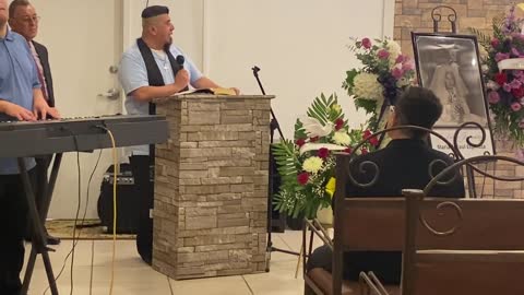 Palabras de consuelo del Pastor Sammy en el Funeral de la Pastora María Espinoza "Chayo"